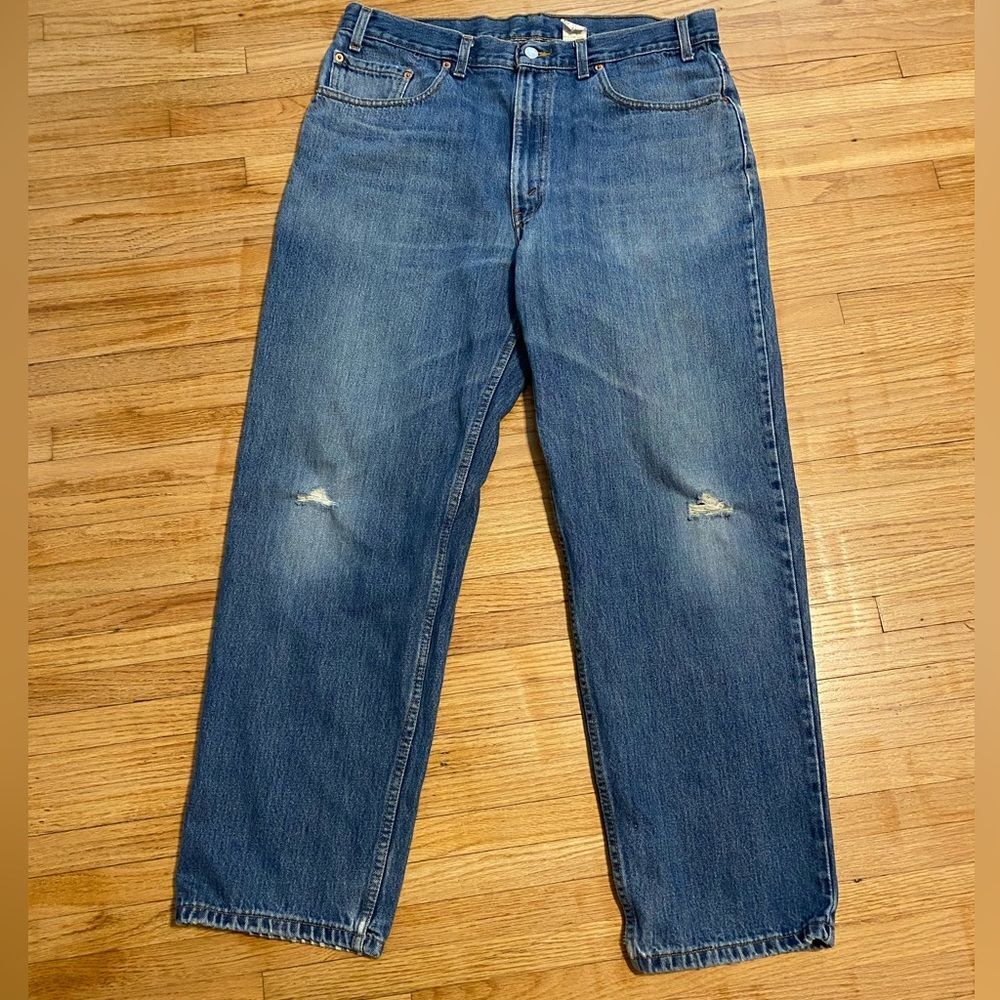 Vintage Levi’s 550 Men 38 x 30 “R” Label Made in Canada Classic Blue Jeans